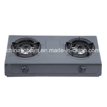 Brûleur non-brûleur à 2 brûleurs 710mm Longueur 80-80 Bouchon de brûleur au fer Cuisinière à gaz / Cuisinière à gaz